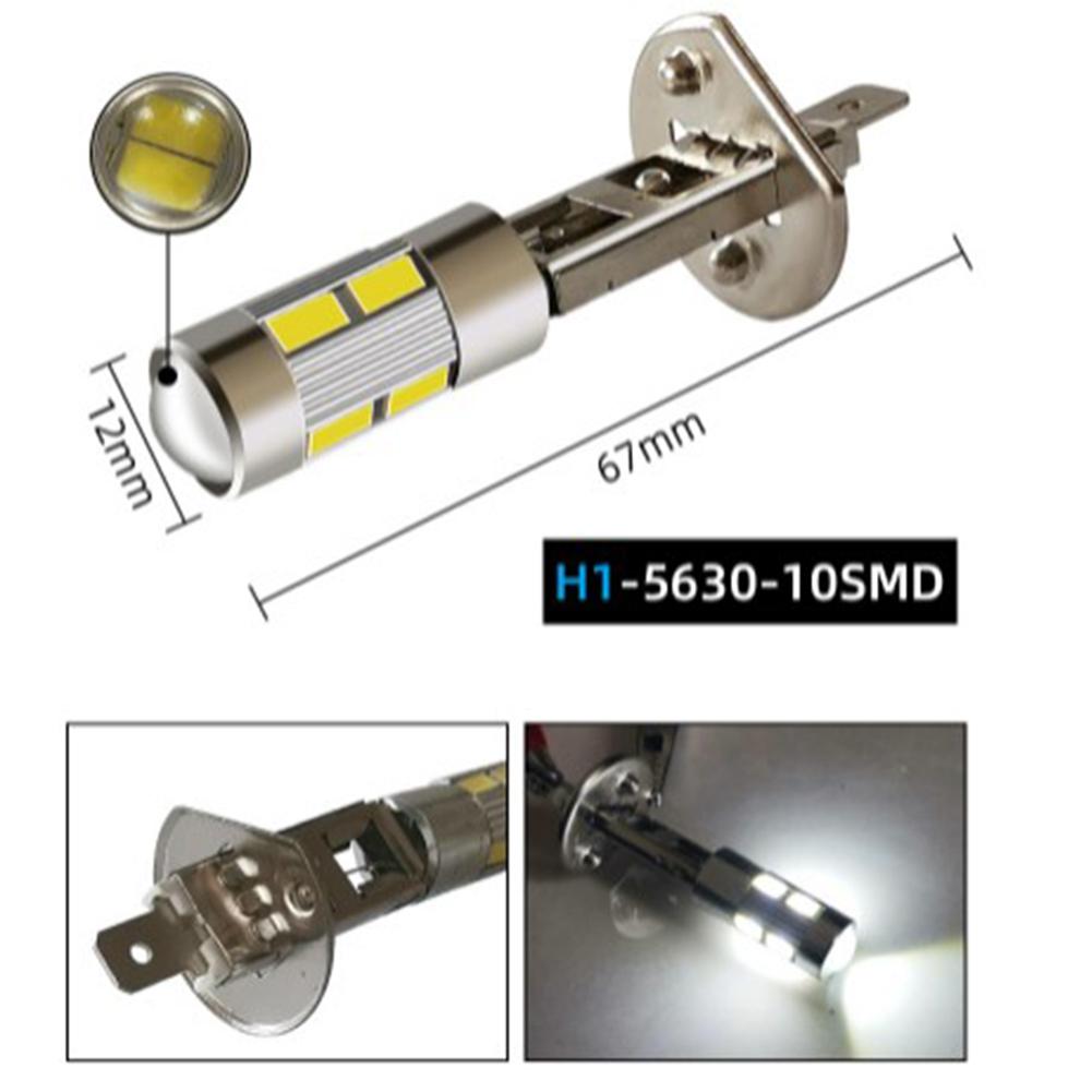 H4/H7/H1/H3 Car LED Lamp 12V White Fog Light Super Bright Auto LED Front Fog Light High Power Driving Lamp Bulb Universal