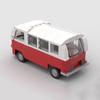 Строительный блок Совместимый Ретро Классический Volkswagen T1 Строительный блок Мелкие частицы Ретро Креативная игрушка Подарок Сборка