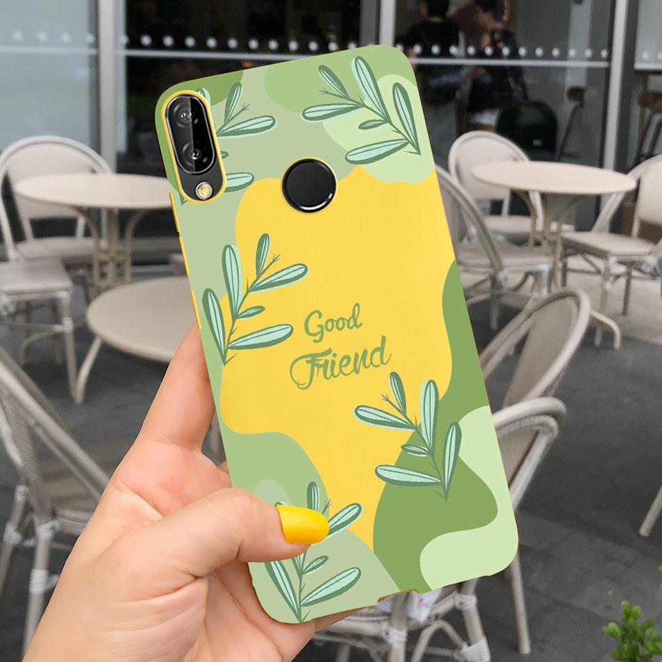 Чехол для Huawei P20 Lite Nova 3e ANE-LX1 ANE-LX2 Милый Мультяшный Конфетный Цвет Силиконовые Чехлы для Телефона Для Huawei P20lite Мягкая TPU Обложка