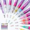 3D Nail Art Pens Acrylic Paint Pen Ultra Thin Curve Manicure Marker Nail Graffiti Liner Pen