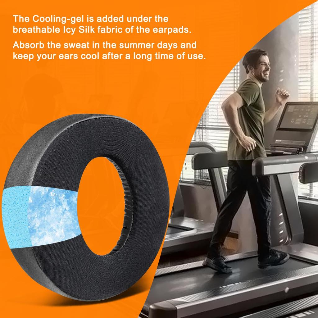 SOULWIT Cooling Gel Pad Ear Pad Replacement Compatible with Sony Gold Wireless Playstation PS4 Gaming Headset 2014 Edition Model Head Pad Cooling Pad