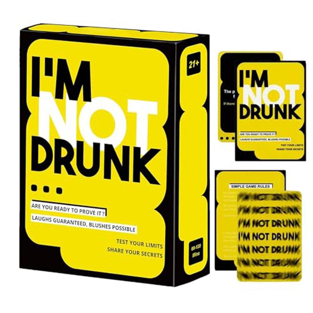 I'm NOT Drunk Party Drinking Game For Game Nights, I'm Not Drunk Game, Party Drinking Games, Drinking Card Games For Adults, Fun Game For Game Nights