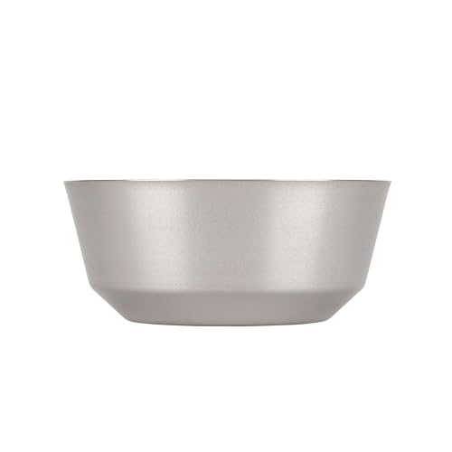 Snow Peak Titanium Double Bowl 600 TW-241, Ideal for Camping and Outdoors, Double-Layered