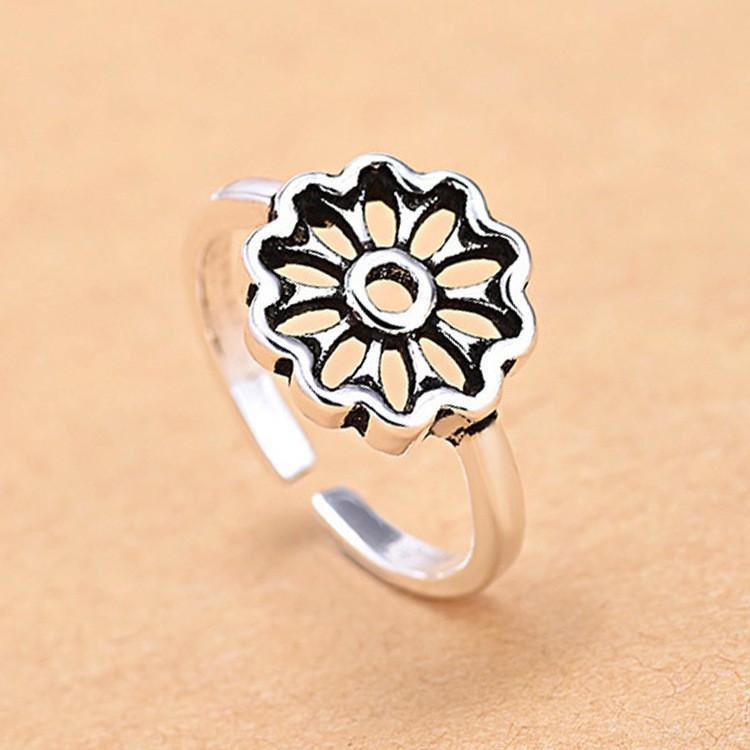 Женский тренд Персонализированное Открытое Живое Модное Ювелирное Кольцо Винтажные Кольца с Буквами