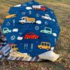 1PC Car Traffic Umbrella-8-Rib Reinforced, Automatic Open, Lightweight & Durable, Cute Fashion Accessory for Outdoor-T399