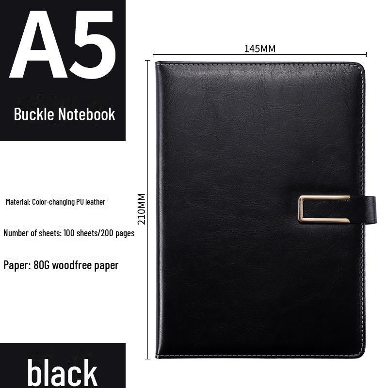 Креативный блокнот формата A5/B5 с U-образной пряжкой в проволочном переплете — настраиваемый логотип, идеально подходит для офисных встреч и студентов