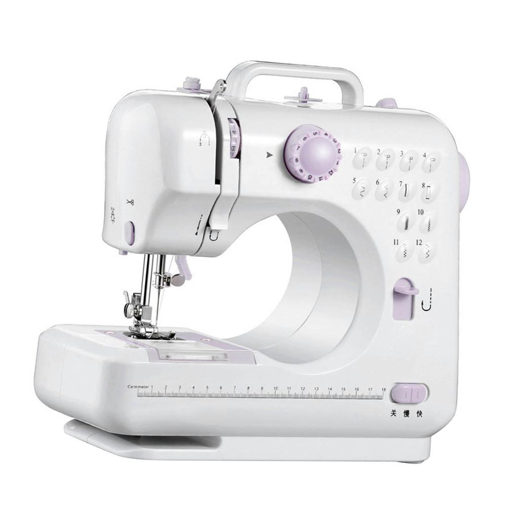 Mini Sewing Machine Multifunction Portable Electric Sewing Machine for Household