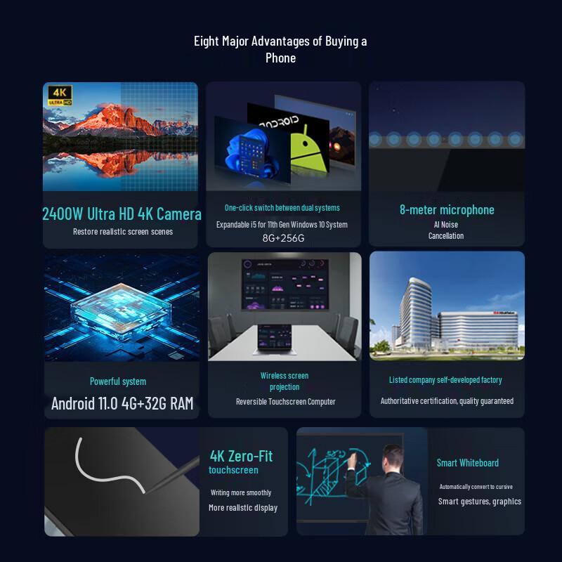 Honghe 55-inch Interactive Meeting Flat Panel (CN version)