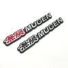 2PCS Metal Mugen Logo Car Rear Trunk Fender Emblem Badge Sticker Decals For Honda Civic Accord TypeR TypeS Fit Jazz Accessories