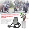 Контроллер двигателя электросамоката из алюминиевого сплава Интеллектуальный контроллер бесщеточного двигателя + ЖК-дисплей электросамоката