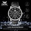 OPK brand three-pin digital scale simple business men's quartz watch 6012