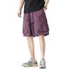 Men's Trendy Summer Loose Straight Cargo Shorts - Nylon Ice Silk, Mid-Length, Casual Fit