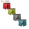 4 шт., мужские трусы-боксеры, нижнее белье для мужчин, трусы, сексуальные мужские трусы