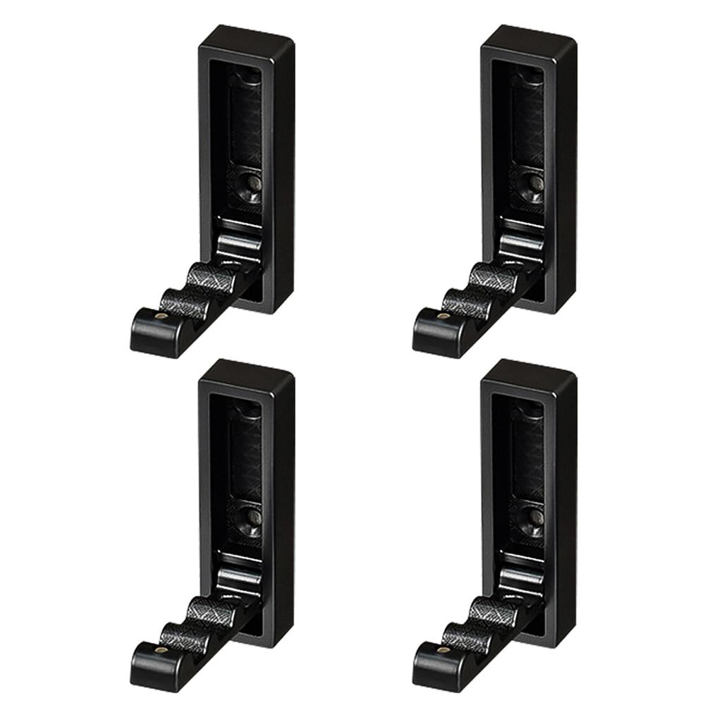 4Pcs Retractable Wall Hooks for Bathroom Foldable & Space Saving Wall Hook Upgrades for Hanging Clothes & Accessories