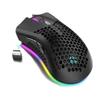 1pcs Lightweight Gaming Mouse, Rechargeable Wireless Gaming Mouse with USB Receiver RGB Backlight Computer Mouse for Laptops