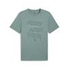 Letter Moisture-Wicking Quick-Dry Breathable Short Sleeve T-Shirt Men Tops Green 687673-30