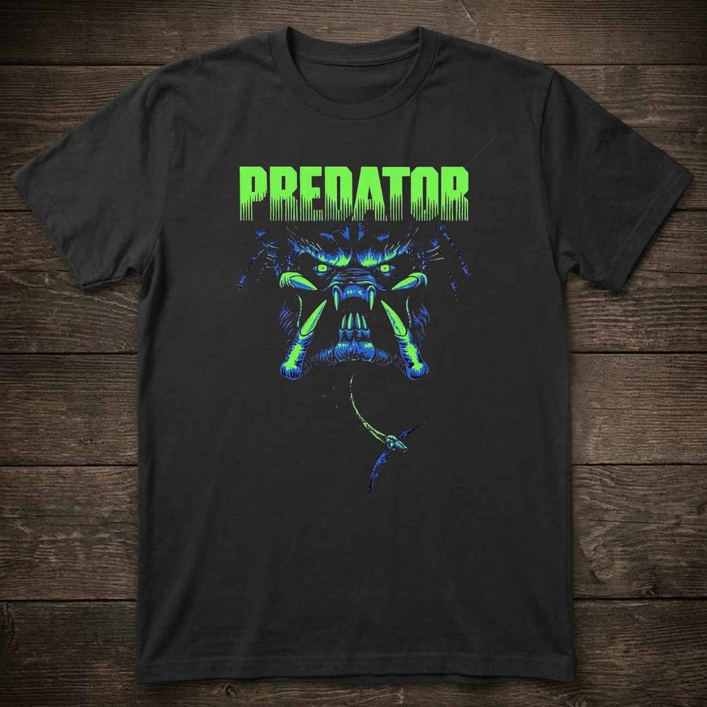 Predator Movie Style Vintage Graphic T shirt Unisex Full Size Tee Fan Gift