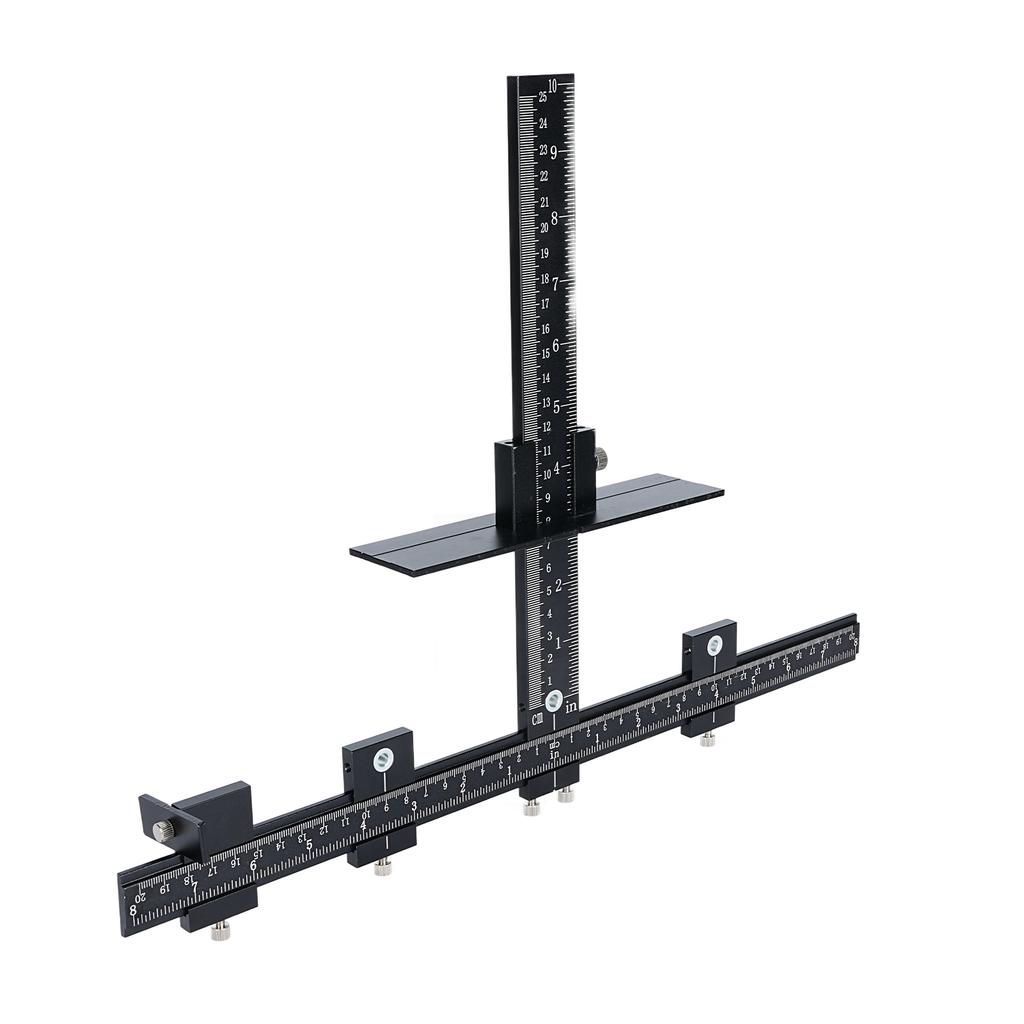 Шаблон для установки мебельной фурнитуры из алюминиевого сплава, точный шаблон для ручек шкафов, инструмент, пуансон, кондуктор для сверления