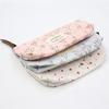 Floral Canvas Pencil Pen Case Cosmetic Makeup Tool Bag Storage Pouch Purse
