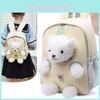 Bear Cartoon Plush Kids Backpack For Preschoolers With Lightweight Design And Arch Straps