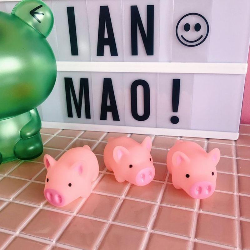 Милые игрушки Забавные игрушки Сжимаемые антистрессовые игрушки Свинья Мультяшная поп-музыка Снимают стресс Дыхание