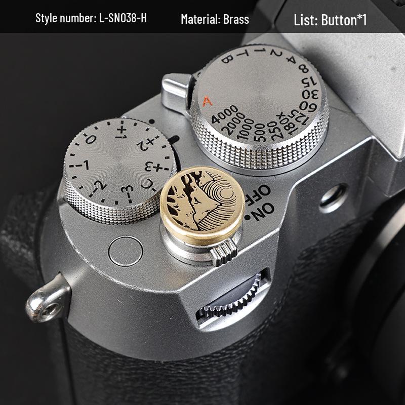 Hot Shoe Cover & Shutter Button Cap for Fujifilm XT50, X100VI, XT30 II, XM5, Nikon ZF Cameras