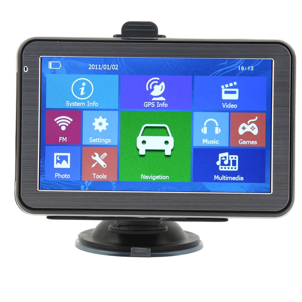 GPS Navigator 5 In Touch Screen 256MB 8G 3D 2D Maps for Cars Bicycles Ambulances Buses