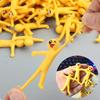 12 шт. Растягивающаяся желтая фигурка-эмодзи с улыбающимся лицом, креативная TPR игрушка для снятия стресса со складной куклой-релизом из кавайной мягкой резины