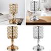 Holder Crystals Embellishing Candelabra Elegant Party Desktop Tealight Cabinet Candles Home