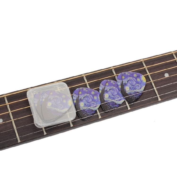 3Pcs Starry Folk Guitar Pick for Electric, Acoustic Guitar, Mandolin, Bass
