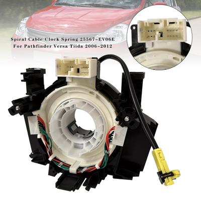 Спиральный кабель подрулевой шлейф 25567-EV06E для Pathfinder Versa Tiida 2006-2012