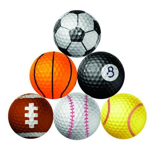Longridge Sports Balls Golf Balls (Pack of 6)
