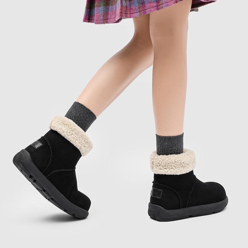 Популярные бархатные и велюровые зимние ботинки для мужчин и женщин 2025 осень и зима новая хлопковая обувь теплая и универсальная трендовая обувь 22715-V