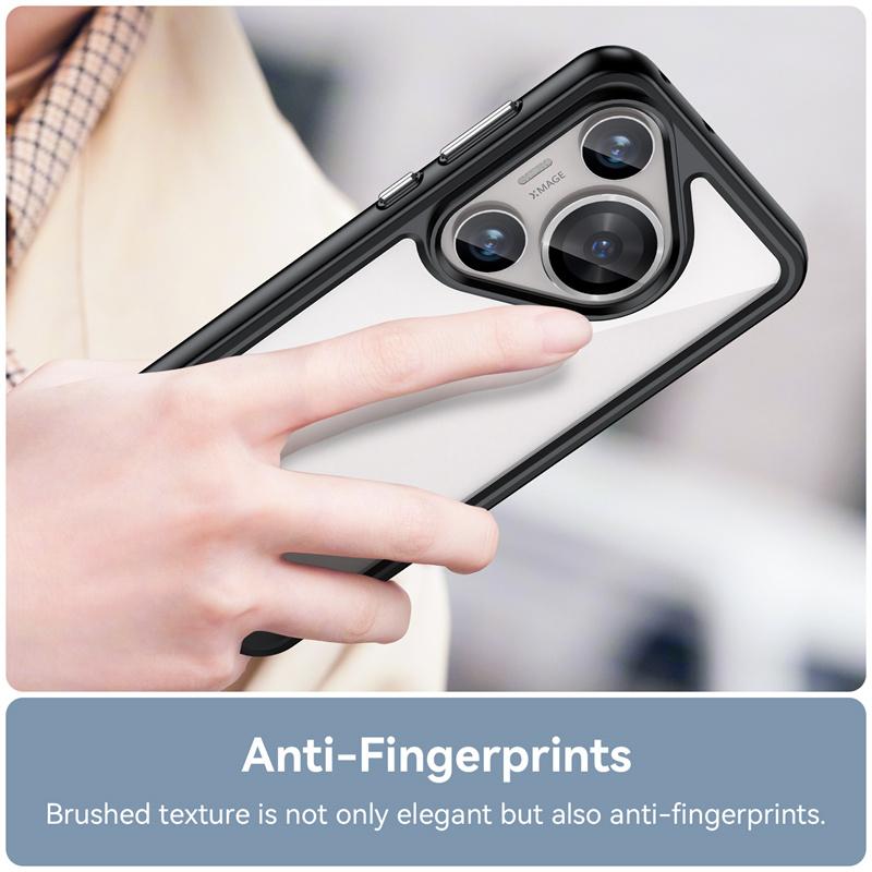 Прозрачный цветной чехол TPU для Huawei Pura 70 Pro P70 Ultra, защитный чехол, прозрачный противоударный чехол с полной защитой