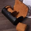 3 Slots Roll Travel Case Portable Vintage PU Leather Watch Organizer Display Storage Box For Men Gift