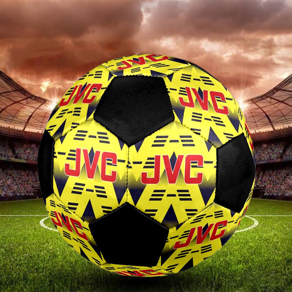 Arsenal ARSENAL Indoor Soccer Ball Colorful Machine Stitched PVC Size 5 Team Training Competition Ready Durable High-Bounce Cool Sports Gift