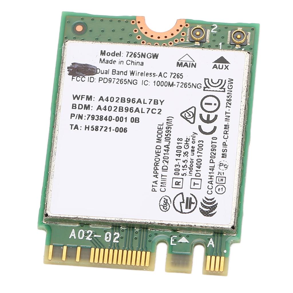 Laptop Wifi Card 1200Mbps High Speed 2.4G 5G Dual Band Bluetooth 4.2 AC NGFF Network Card Wireless Module