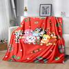 Bluey's Blue Fun Blanket Soft Warm Cozy Perfect for Office Chair Office Chair All-Season Use Stylish Decor Suitable for Gifting Relatives and Friends