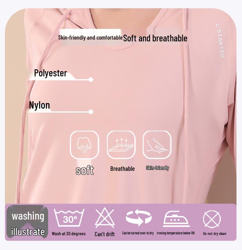 Женская быстросохнущая дышащая толстовка с длинным рукавом облегающего кроя для йоги и бега