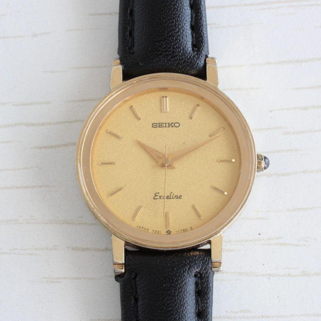 [USED] Working SEIKO EXCELINE Watch 7321-0390