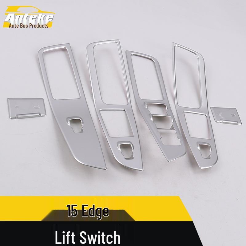Compatible with 15 Models: Edge Car Window Lift Switch Decorative Frame