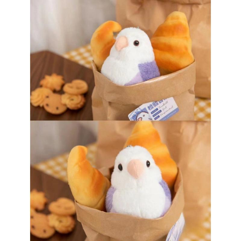 Попугай неразлучник Высококачественный Пионовый попугай Плюшевый волнистый попугайчик Плюшевые игрушки Реалистичные животные Моделирование Мягкая игрушка-кукла