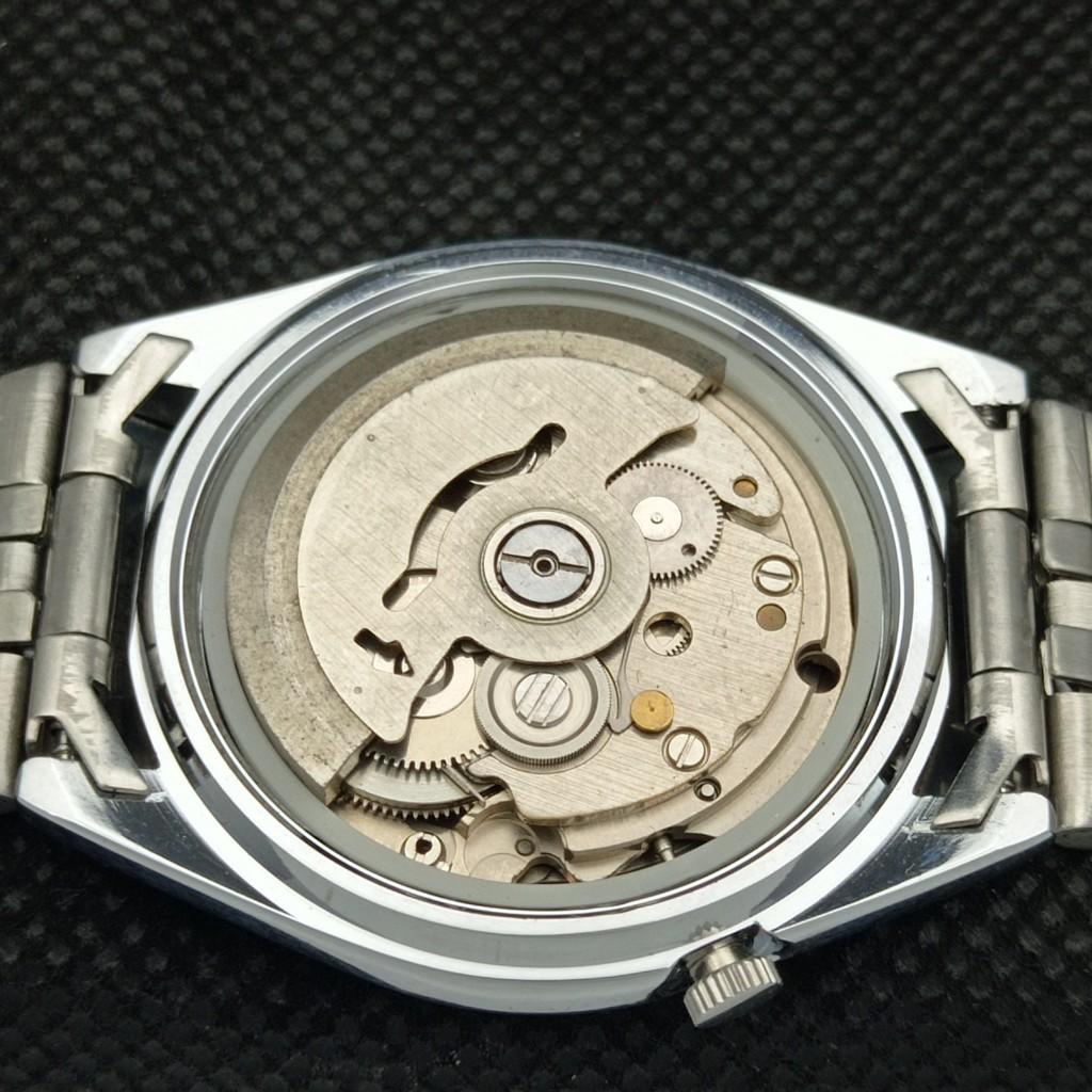 ВОССТАНОВЛЕННЫЕ ВИНТАЖНЫЕ МУЖСКИЕ ЧАСЫ SEIKO 5 AUTOMATIC JAPAN D/D SILVER 593a-a311253-2