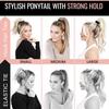3015pc Ponytail Rubber Hook Elastic Hair Bands For Women Gum Hooks Hair Accessories Hair Ties Styling Tools Holder Bungee Bands