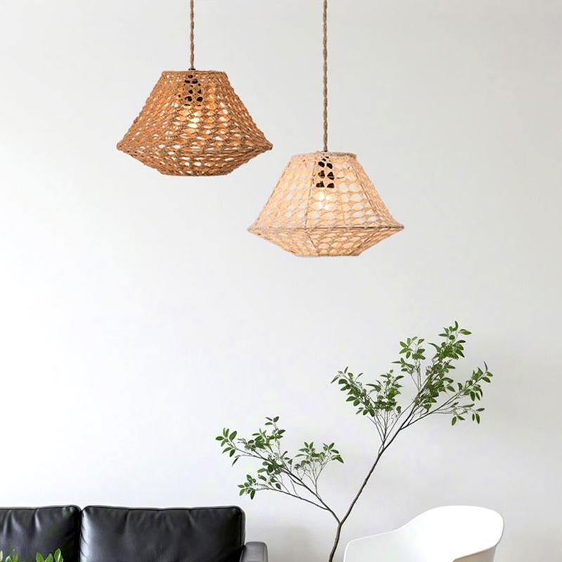 1 шт. ручной работы вязаный богемный хлопковый канат напольная лампа абажур потолочные светильники люстра крышка лампы настенный подвесной