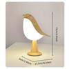 1 шт. перезаряжаемая светодиодная настольная лампа Cute Bird с трехуровневой регулировкой яркости, функцией ароматерапии и сенсорным управлением