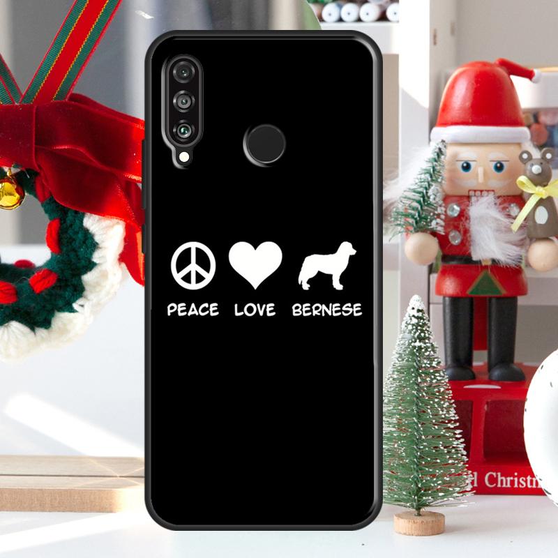 Funny Bernese Mountain Dog For Huawei Nova 7i 8i 11i 12i 12s Y73 Y70 Y90 Y60 Y72 Y61 Y91 9 10 SE P30 Pro P40 Lite Case