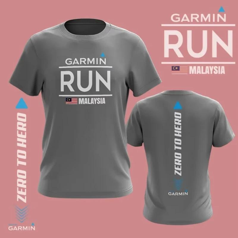 2026 Новая Модная Футболка Garmin Хлопковая Футболка Baju Garmin Микрофибра Подходит Для Спортивных Мероприятий Unesix Свободная Футболка