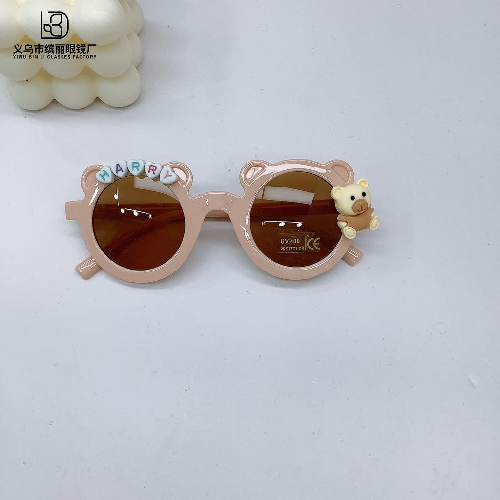 Travel Sunscreen And Uv Protection Diy Bear Cute Sunglasses Trendy Baby Sunglasses