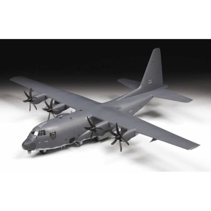 Maquette avion - zvezda - ac-130j ghostrider - échelle 1/72 - couleur blanc - plastique